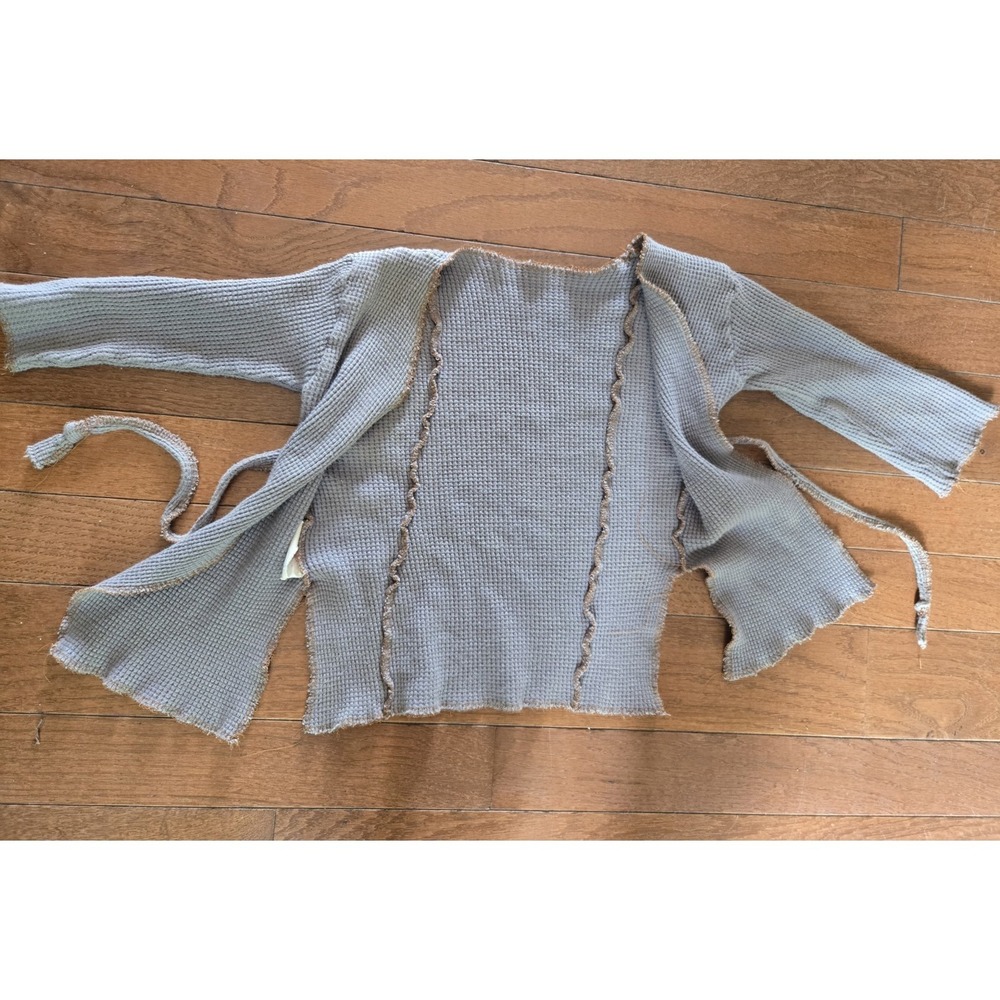 Kids Feathered Gypsy/ Feathered Intention Tie Cardigan Organic Cotton Thermal 2T